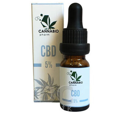 CANNABIOPHARM CBD 5% konopný olej 10 ml