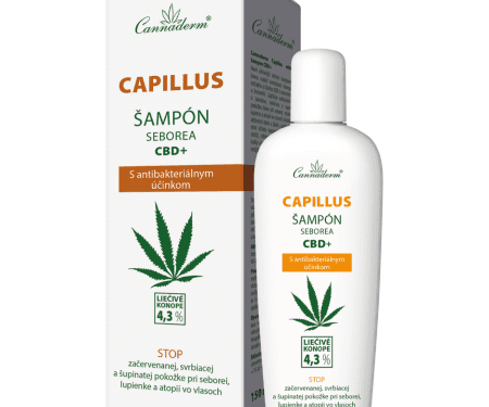 CANNADERM Capillus šampón seborea CBD+ 150 ml