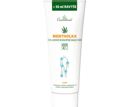 CANNADERM Mentholka chladivé konopné mazanie 250 ml