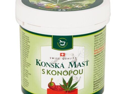 HERBAMEDICUS Konská masť s konopou hrejivá 250 ml