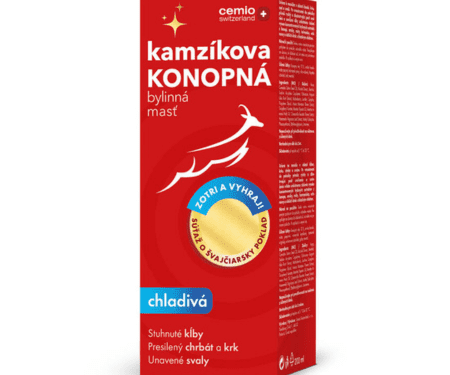 CEMIO Kamzíkova konopná masť chladivá + súťaž 200 ml