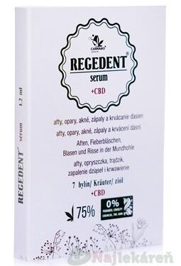 CANNABIOpharm REGEDENT serum + CBD