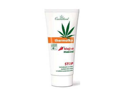 Cannaderm Thermolka hrejivé konopné mazanie na svaly a kĺby 200 ml