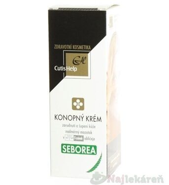 CutisHelp SEBOREA konopný krém 30ml