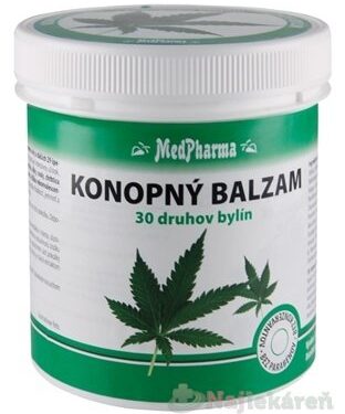 MedPharma KONOPNÝ BALZAM na svaly a svalovú únavu 250 ml