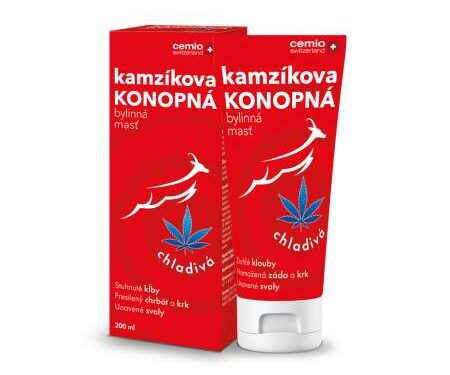 CEMIO Kamzíkova konopná masť chladivá 200 ml