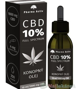 Pharma Activ CBD 10% Full Spectrum KONOPNÝ OLEJ