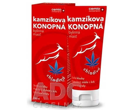 Cemio Kamzíkova konopná masť chladivá 200 ml