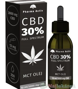 Pharma Activ CBD 30% Full Spectrum KONOPNÝ OLEJ