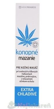 Konopné mazanie extra chladivé 100 ml