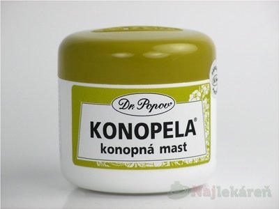 DR. POPOV KONOPELA konopná masť na suchú pokožku 50ml