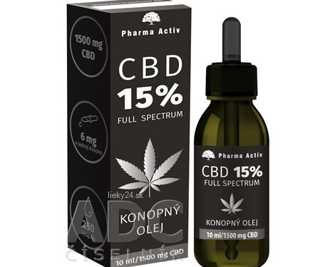 Pharma Activ CBD 15% Full Spectrum KONOPNÝ OLEJ